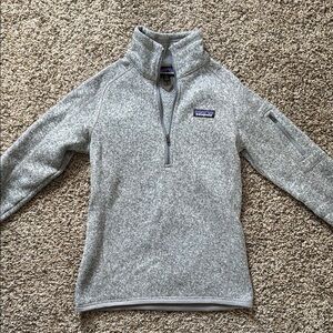 Patagonia Gray Quarter-Zip Pullover